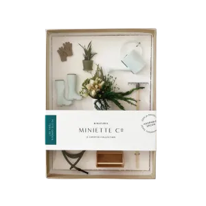 Dollhouse Miniature Garden Set