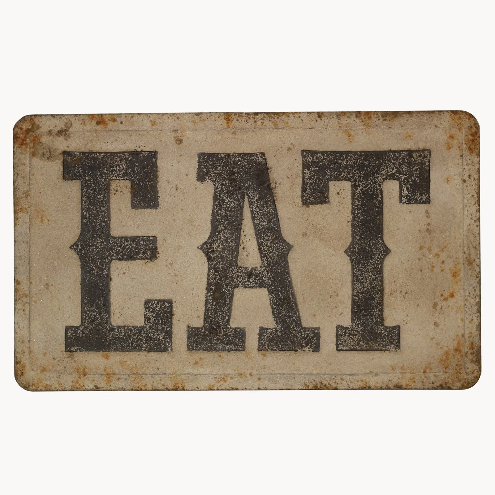 EAT iron sign