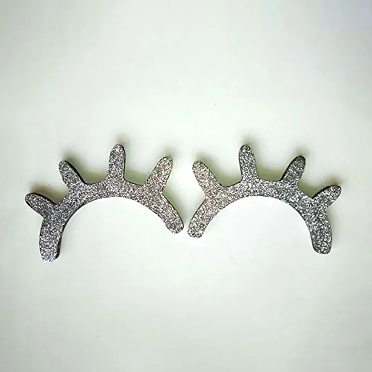 Eyelashes Wall Sticker Deluxe Silver