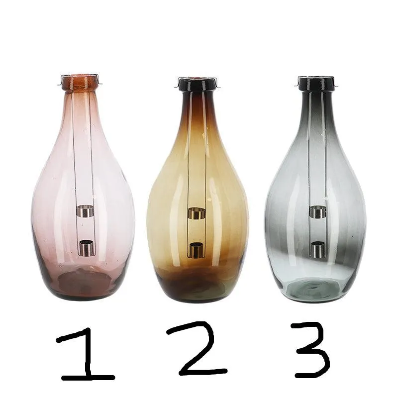 Fallen Fruits Windlight Glass Bottle Terrarium Wide Assorted