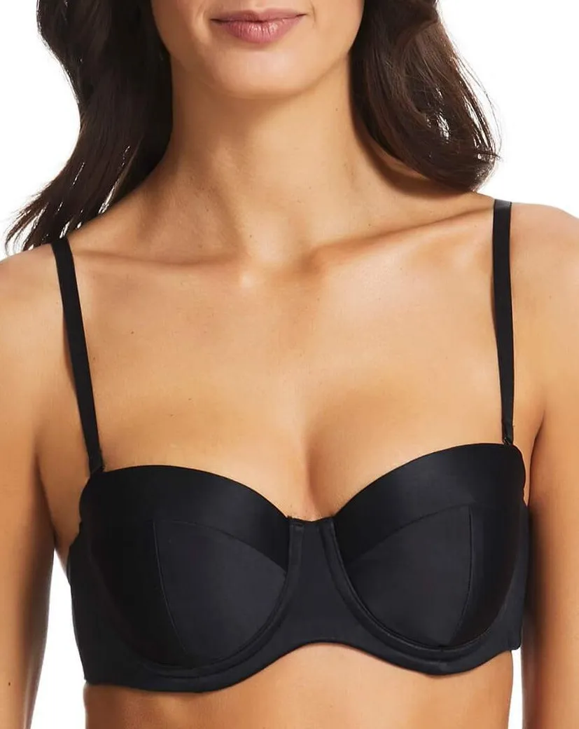Finelines Classics 4 Way Strapless Convertible Bra - Black