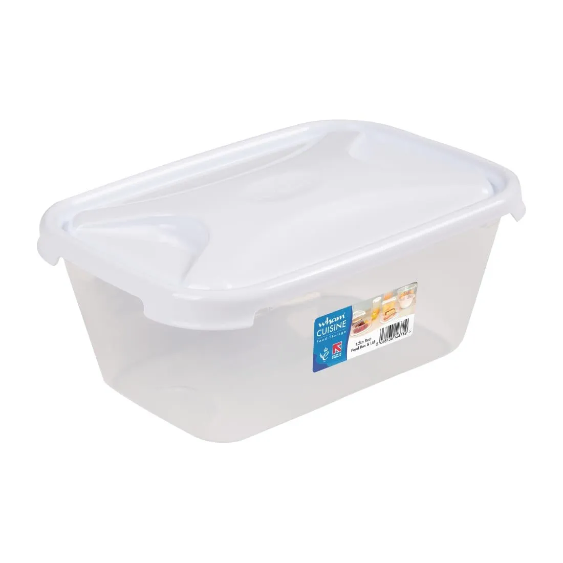 FS452 Wham Cuisine Polypropylene Food Storage Lunch Box Container 1.2ltr
