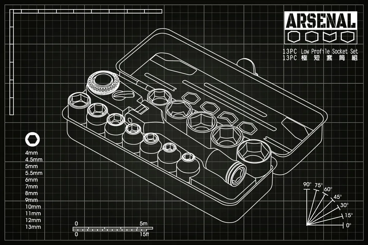Full Arm Set with Storage Case