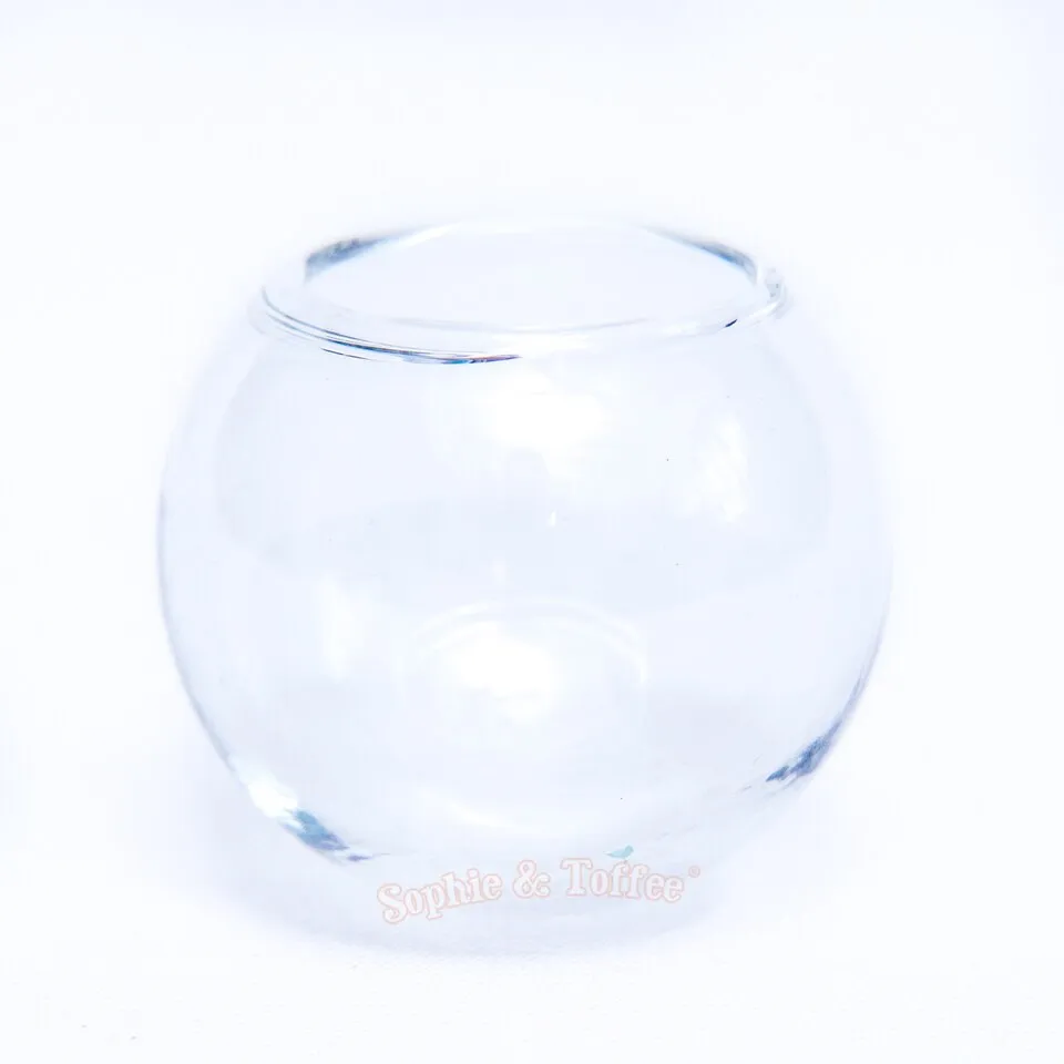 Glass Dome Fish Bowl Terrarium - 2 pieces (30mm)