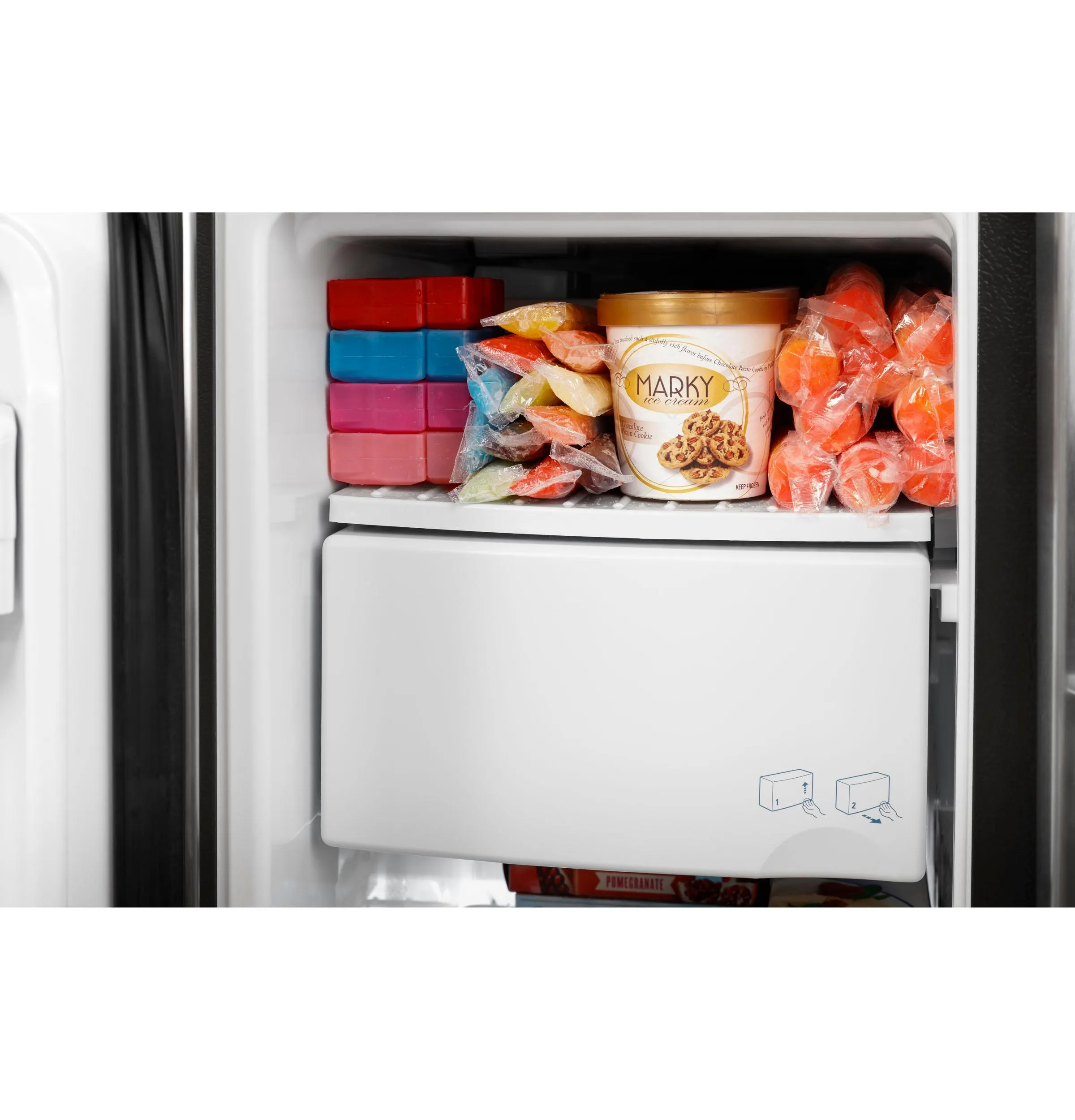 GSE25GYPFS GE® ENERGY STAR® 25.3 Cu. Ft. Side-By-Side Refrigerator