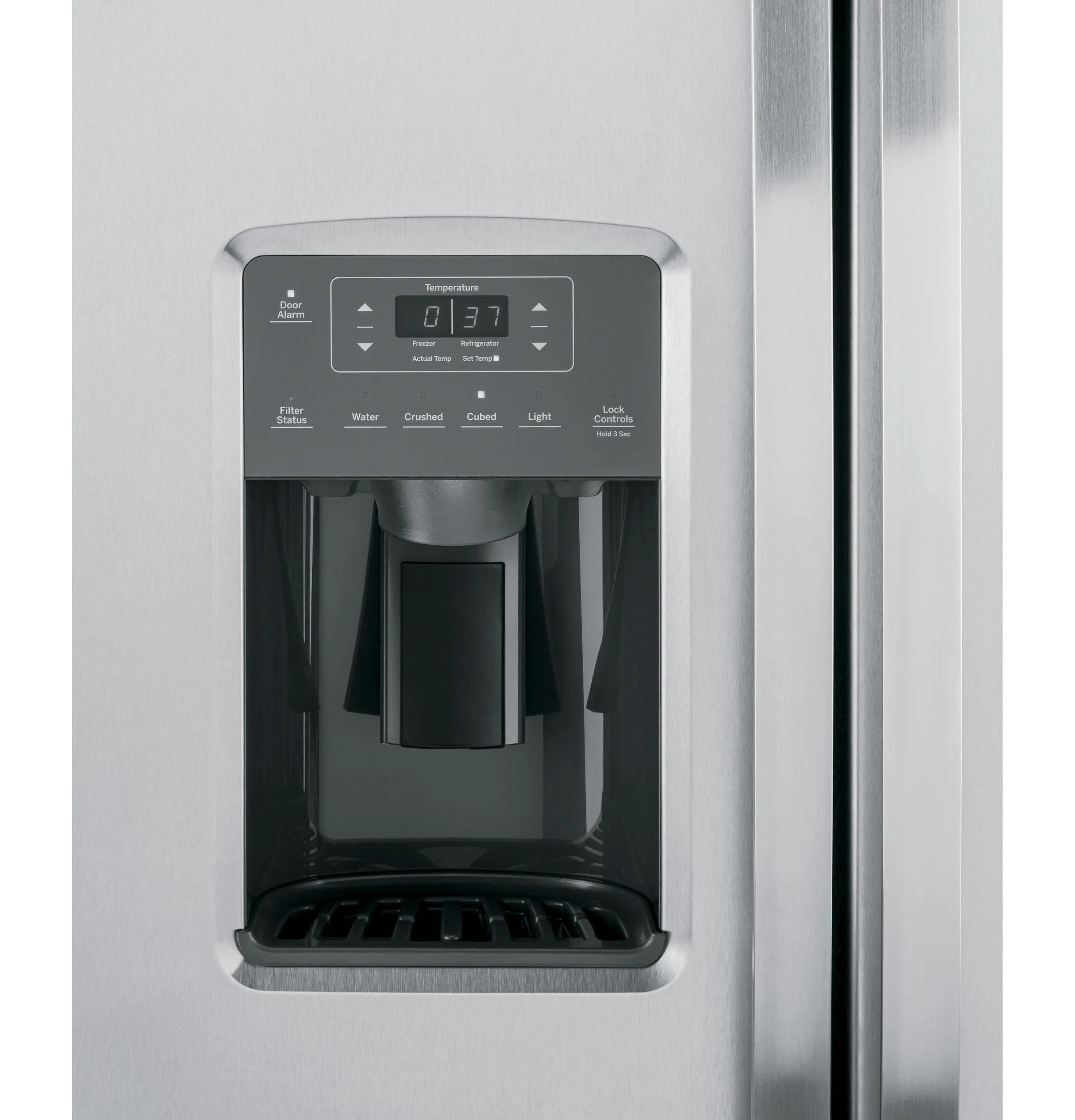 GSE25GYPFS GE® ENERGY STAR® 25.3 Cu. Ft. Side-By-Side Refrigerator