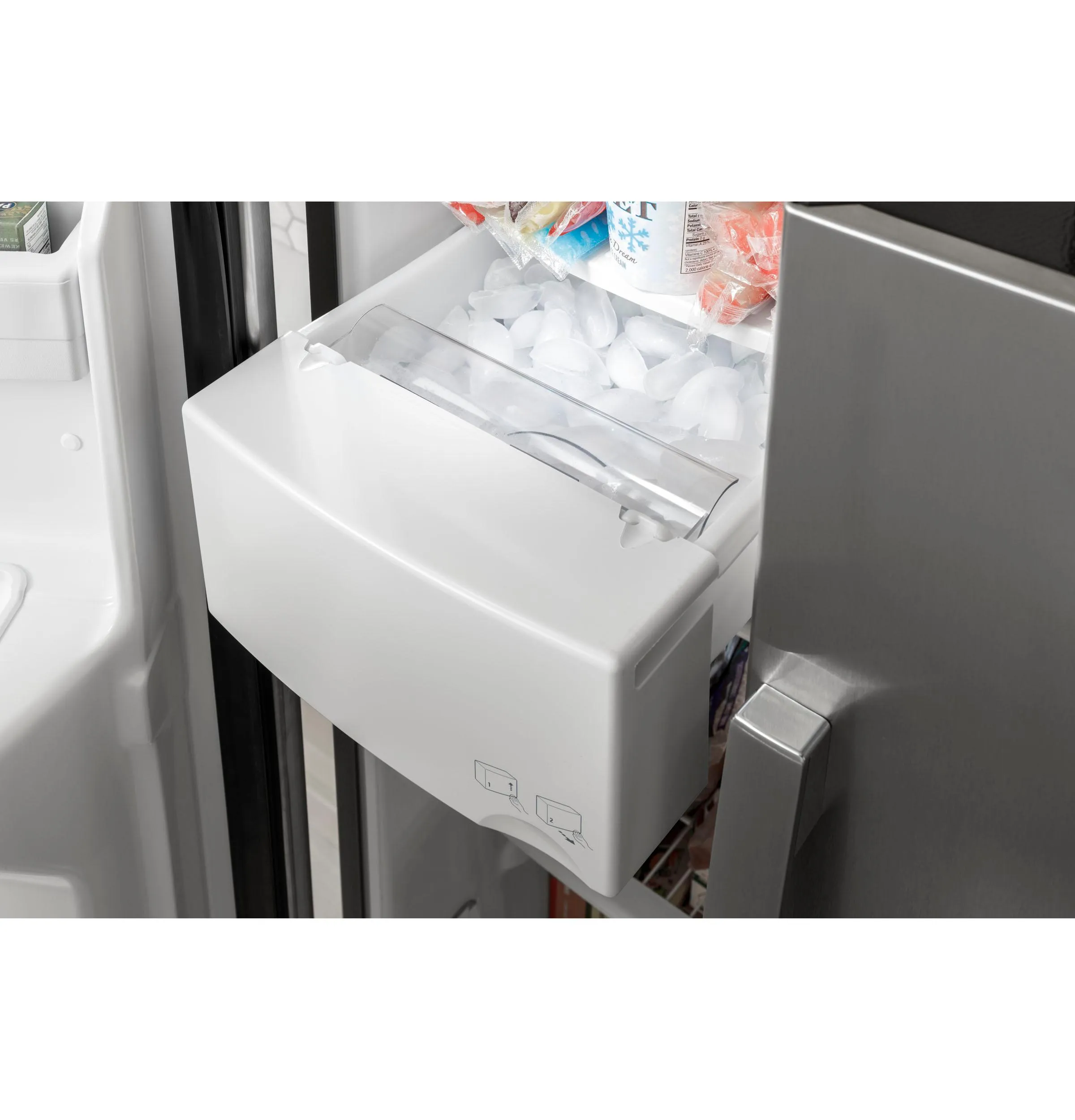GSE25GYPFS GE® ENERGY STAR® 25.3 Cu. Ft. Side-By-Side Refrigerator
