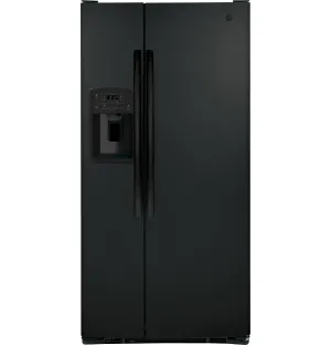 GSS23GGPBB GE® 23.0 Cu. Ft. Side-By-Side Refrigerator