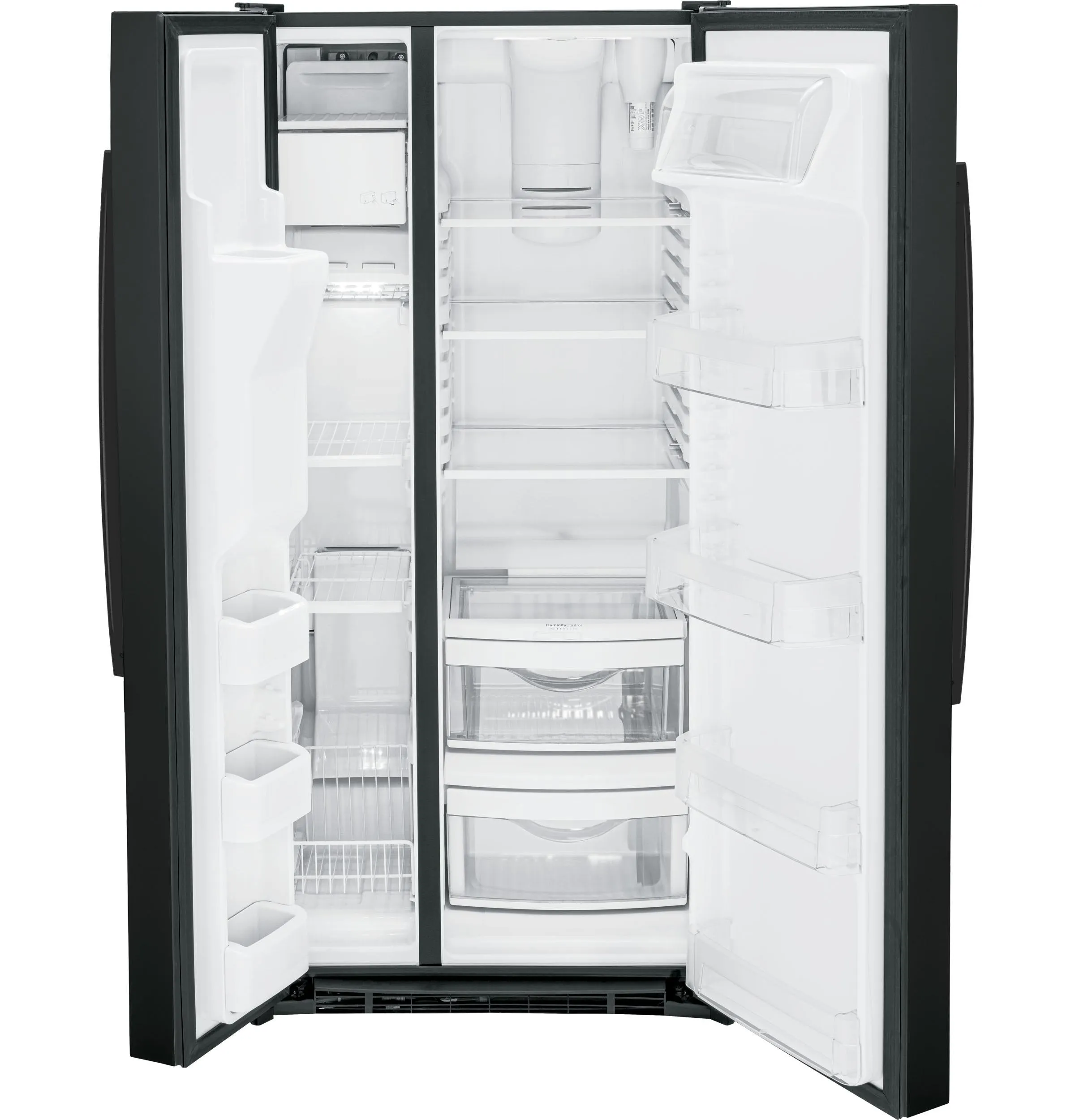 GSS23GGPBB GE® 23.0 Cu. Ft. Side-By-Side Refrigerator