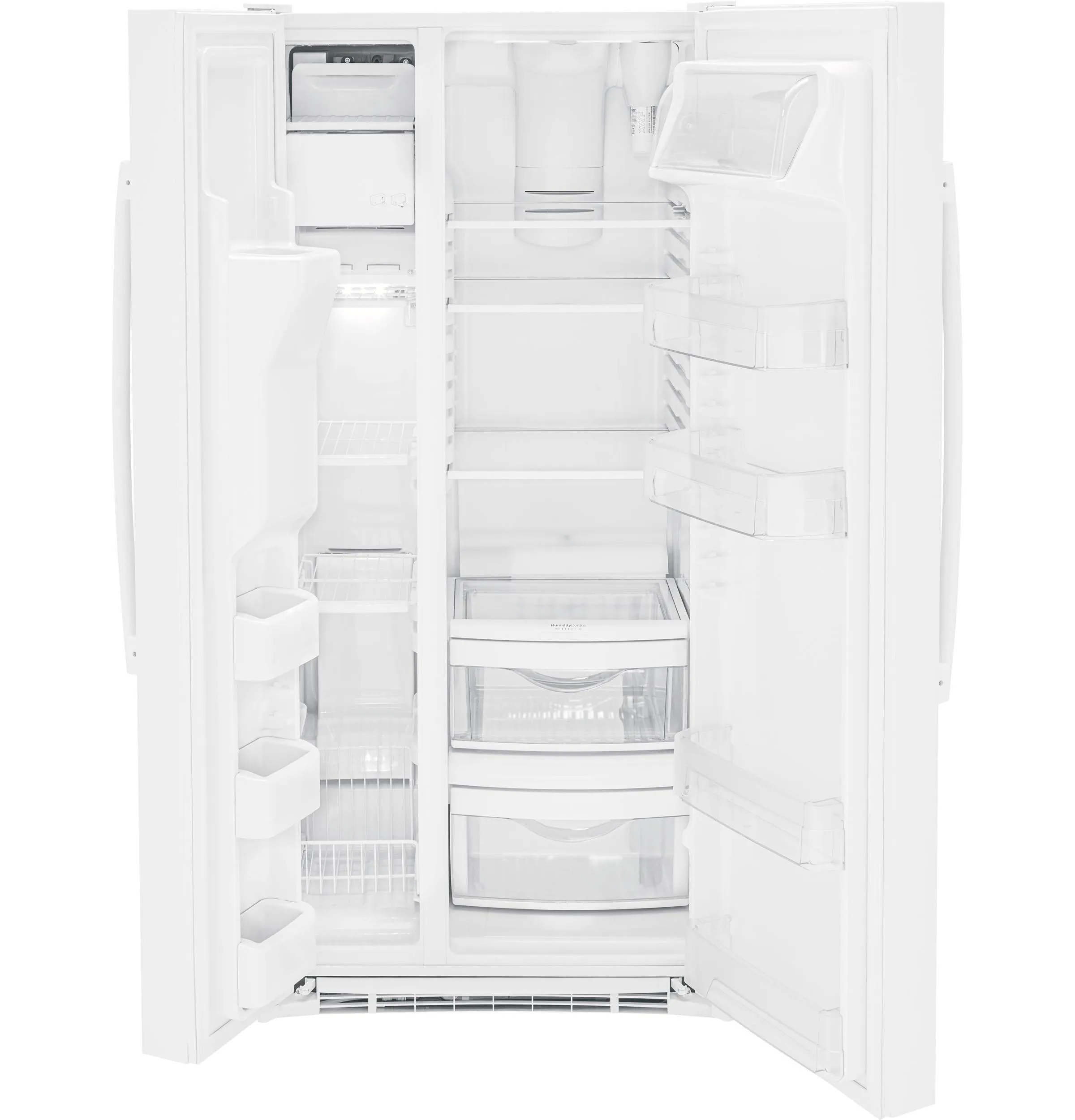 GSS23GGPWW GE® 23.0 Cu. Ft. Side-By-Side Refrigerator
