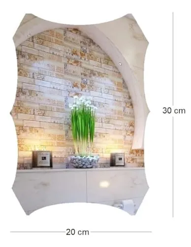 Housething 30 X 20 Cm Square Mirror Home Improvement