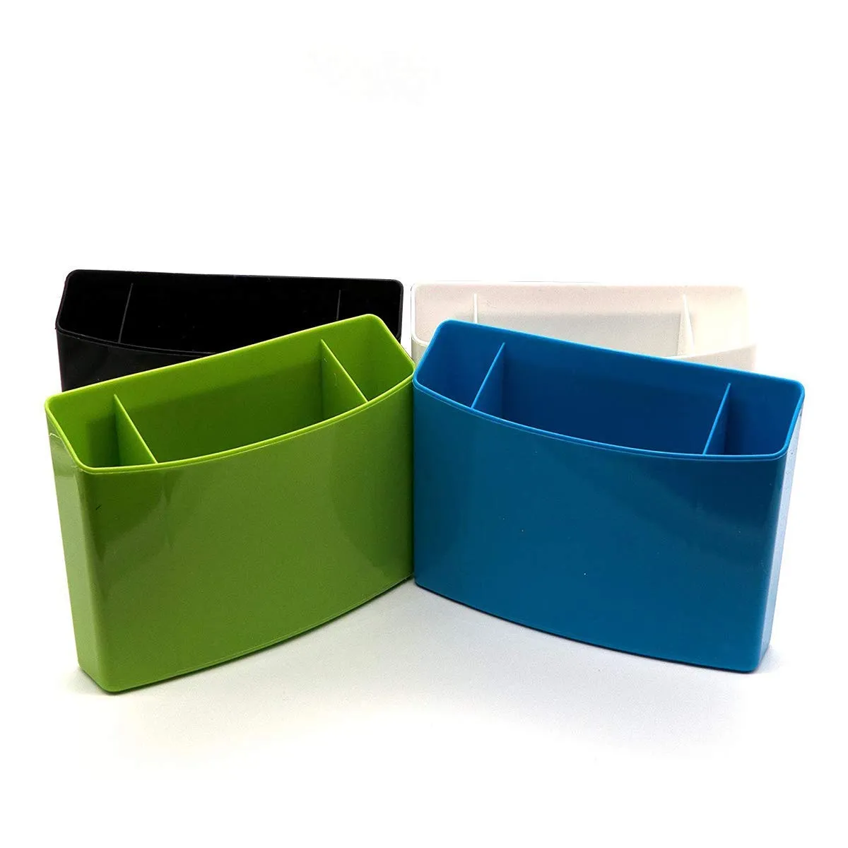 Kicko Magnetic Locker Storage Box - 4 Pack - 5.5 x 4 Inches Durable Sectional Plastic