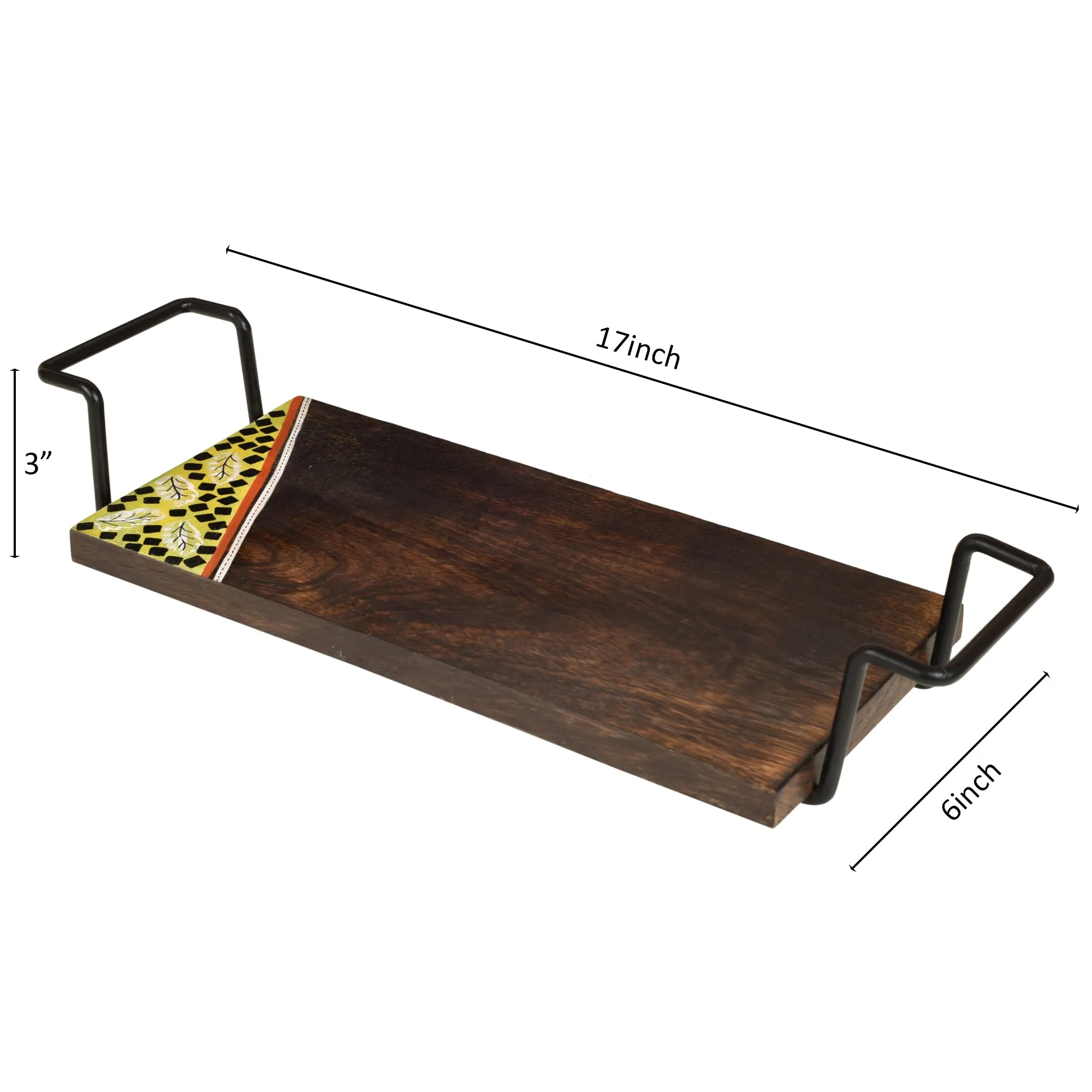 'Leaf of Nature' Serving Platter in Rosewood