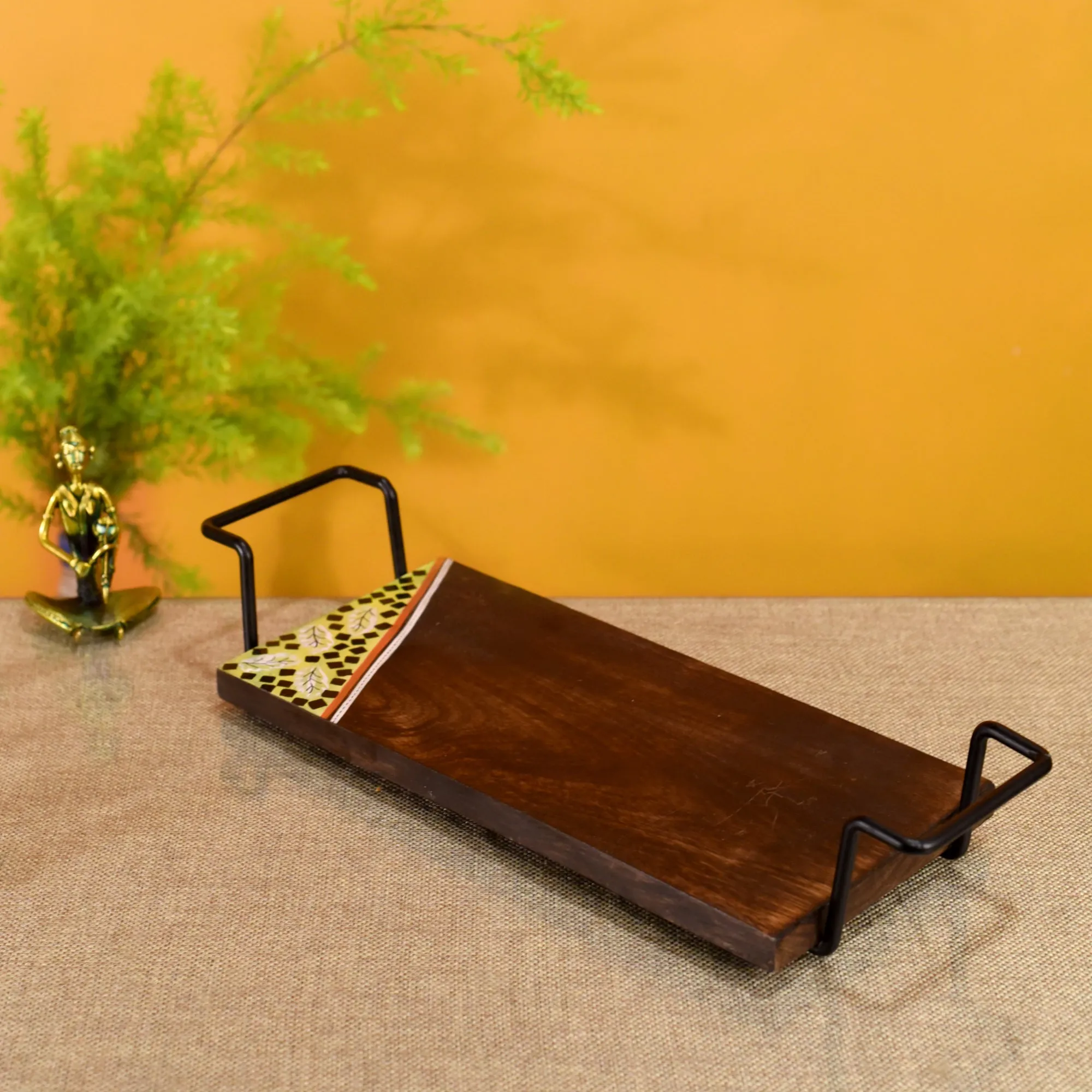'Leaf of Nature' Serving Platter in Rosewood