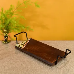 'Leaf of Nature' Serving Platter in Rosewood