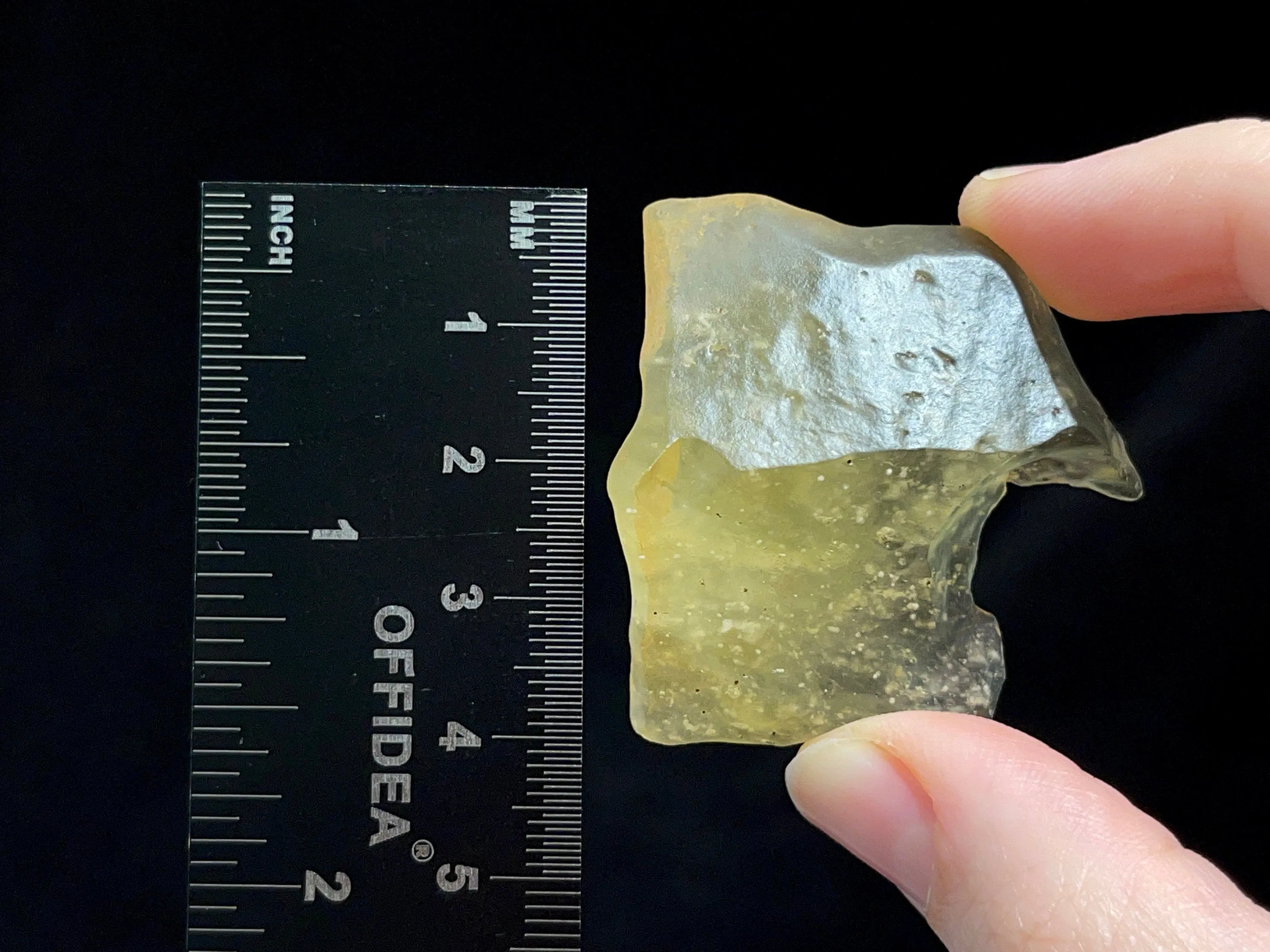 LIBYAN DESERT GLASS, Raw Crystal - Rare, 3A Grade, 17.4g - Unique Gift, Home Decor, Raw Crystals and Stones, 46977