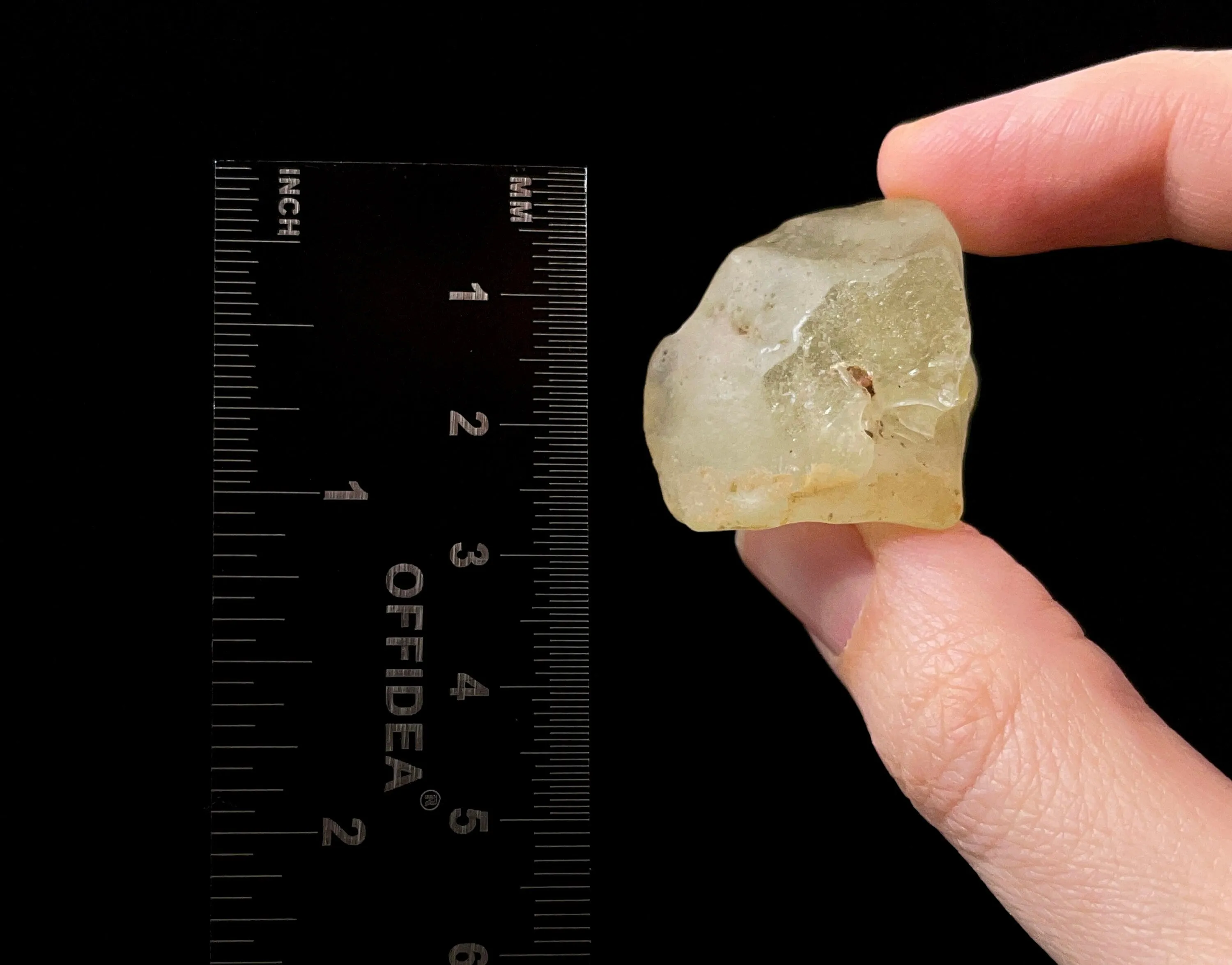 LIBYAN DESERT GLASS, Raw Crystal - Rare, B Grade - Raw Rocks and Minerals, Unique Gift, Home Decor, 52172