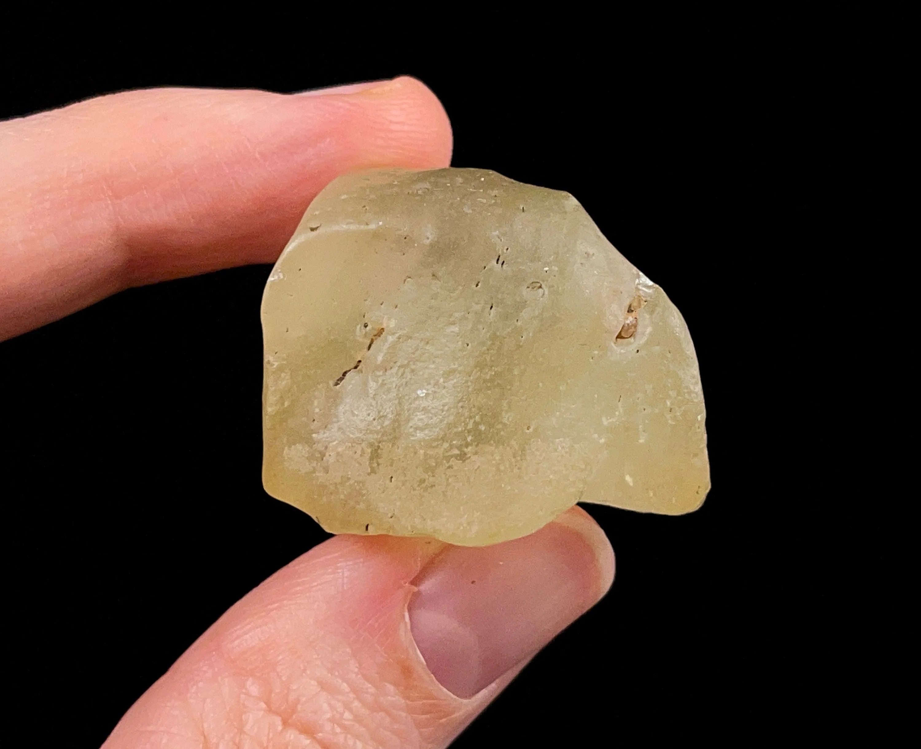 LIBYAN DESERT GLASS, Raw Crystal - Rare, B Grade - Raw Rocks and Minerals, Unique Gift, Home Decor, 52172