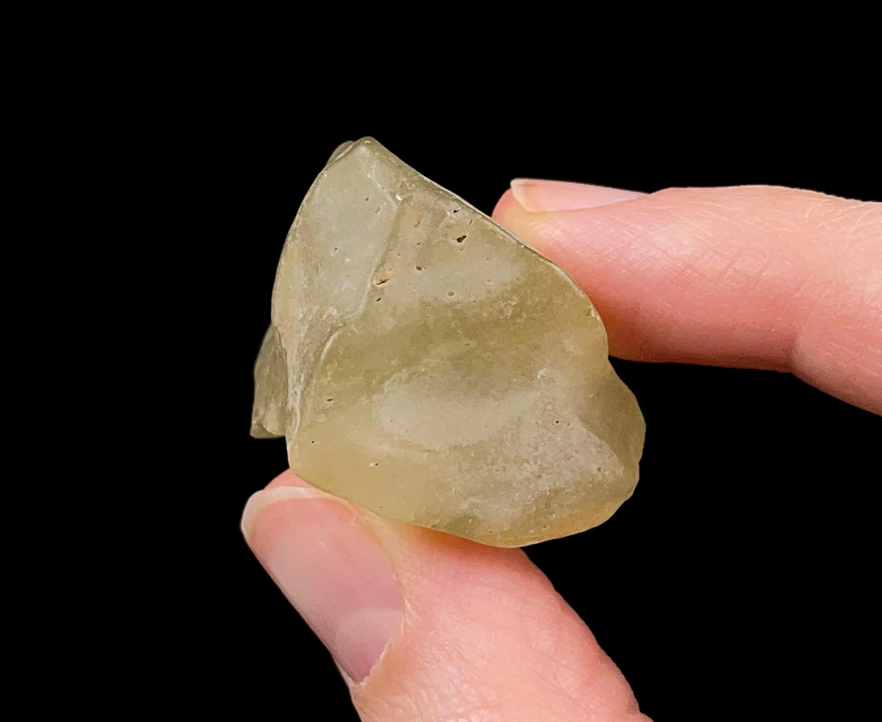 LIBYAN DESERT GLASS, Raw Crystal - Rare, B Grade - Raw Rocks and Minerals, Unique Gift, Home Decor, 52172