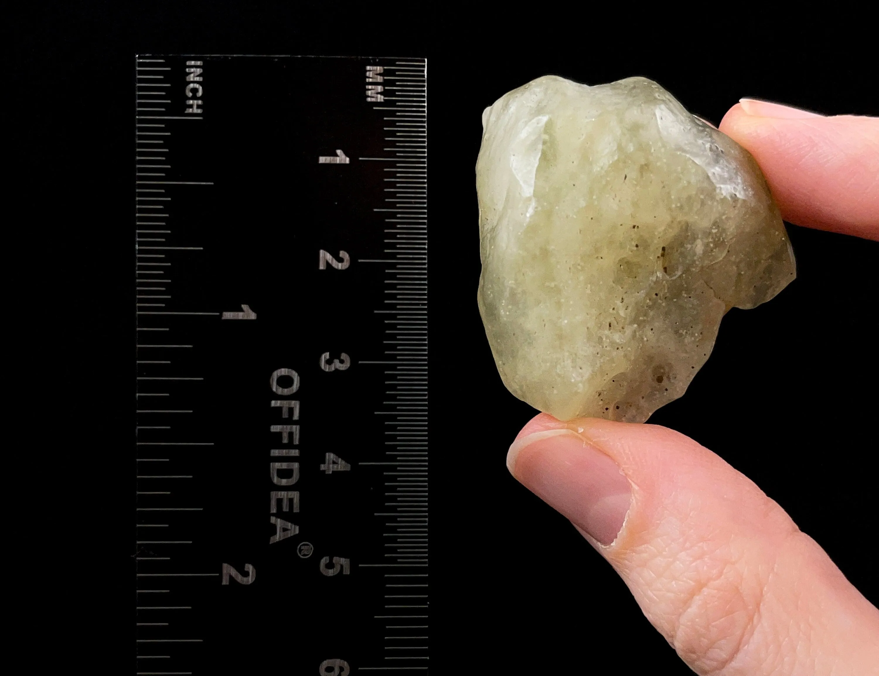 LIBYAN DESERT GLASS, Raw Crystal - Rare, B Grade - Raw Rocks and Minerals, Unique Gift, Home Decor, 52173
