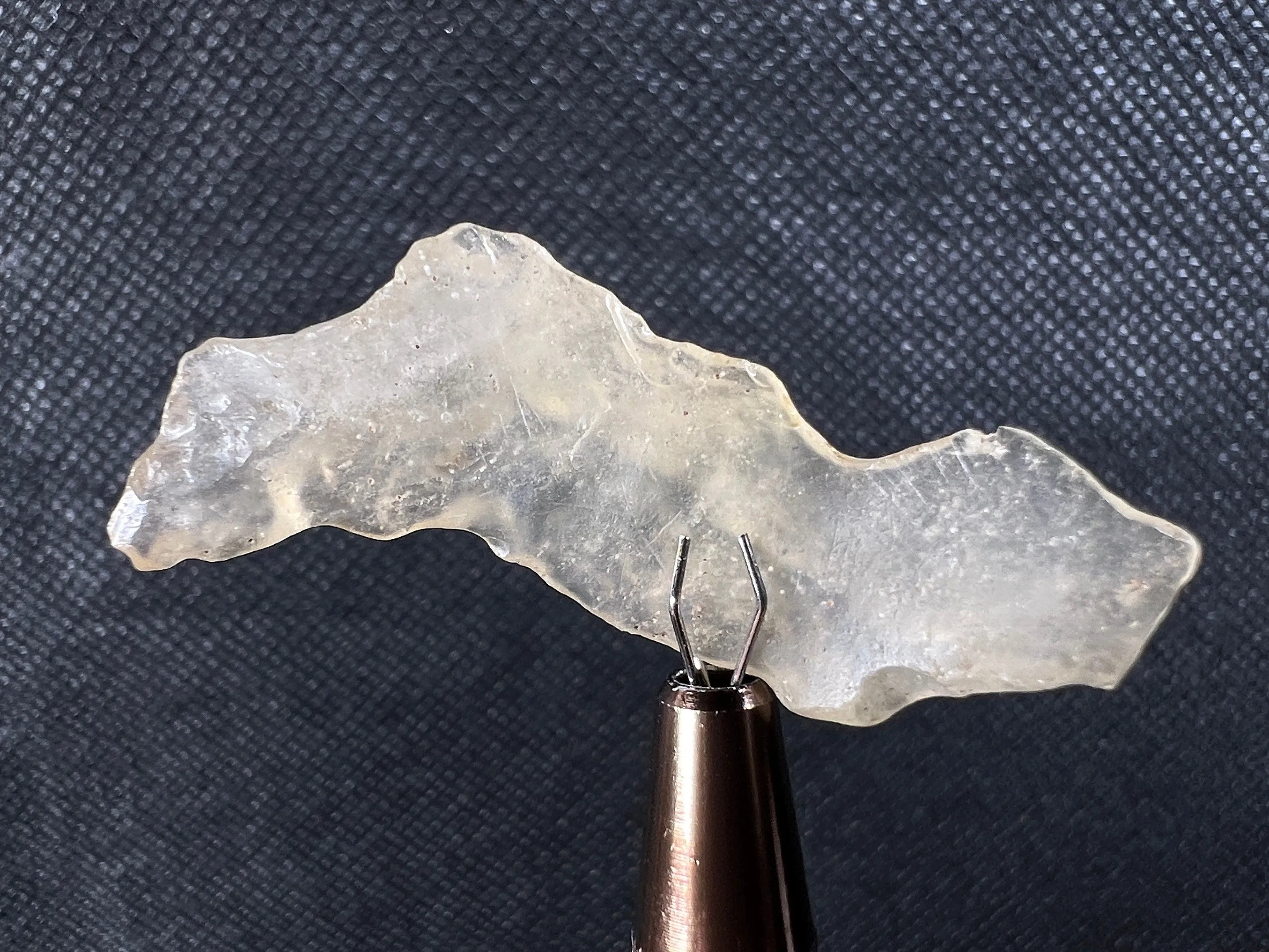 LIBYAN DESERT GLASS, Raw Crystal - Rare, Chime, 3.7g - Unique Gift, Home Decor, Raw Crystals and Stones, 49417