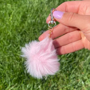 Light Pink PomPom Water Bottle Charm