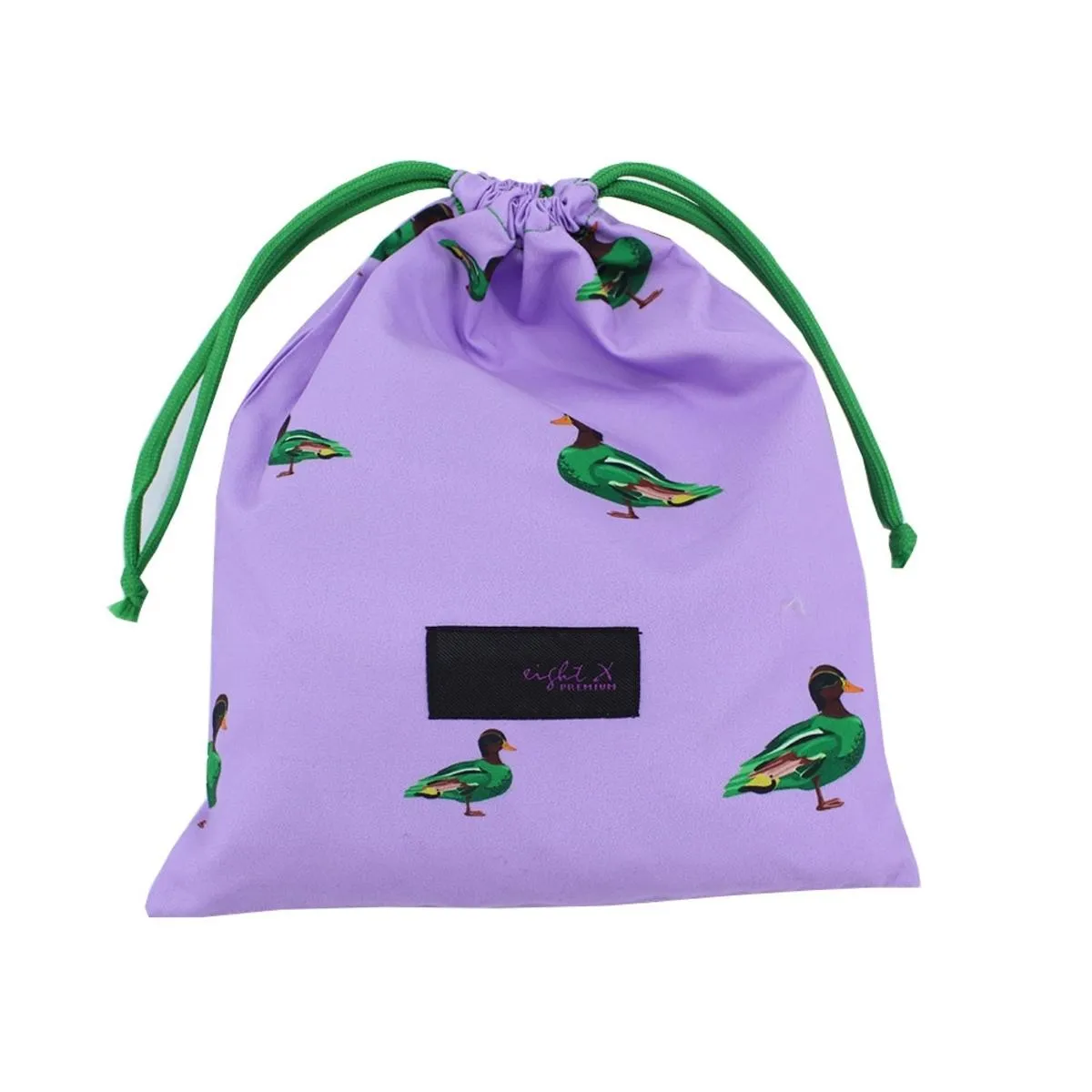 Lilac Duck Print Swim Trunks by EightX
