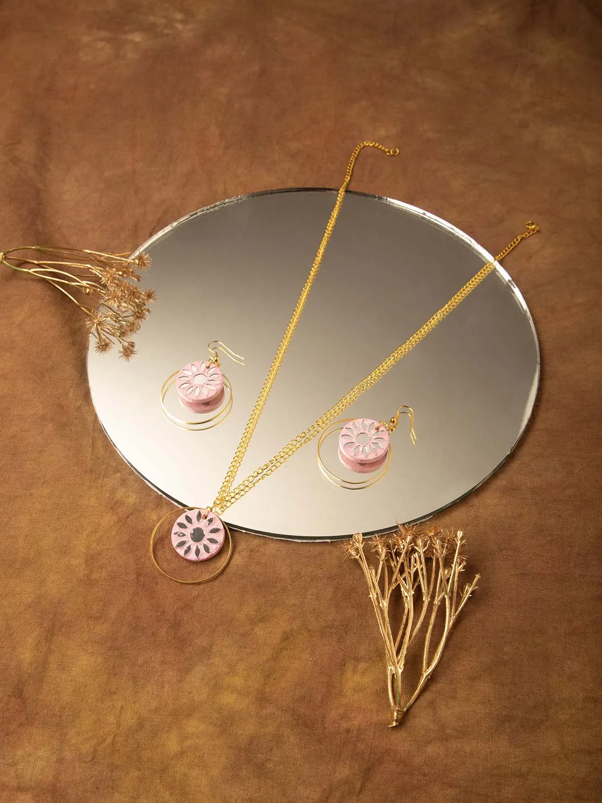 Lippan Art Round Dangles Earring