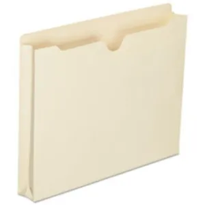 MANILA FILE JACKET, LETTER, 8 1-2 X 11, 1 1-2" EXP, 50-BX (5 BOXES PER PACK)