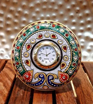 Marble shelf Design clock