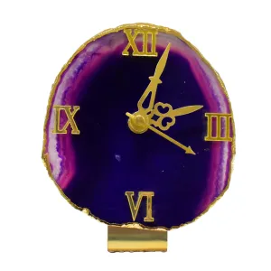 Maureen Natural Agate Stone Watch | Natural Agate Stone Watch with Stylish Golden Color Stand -12
