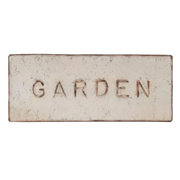 Metal Garden Wall Sign