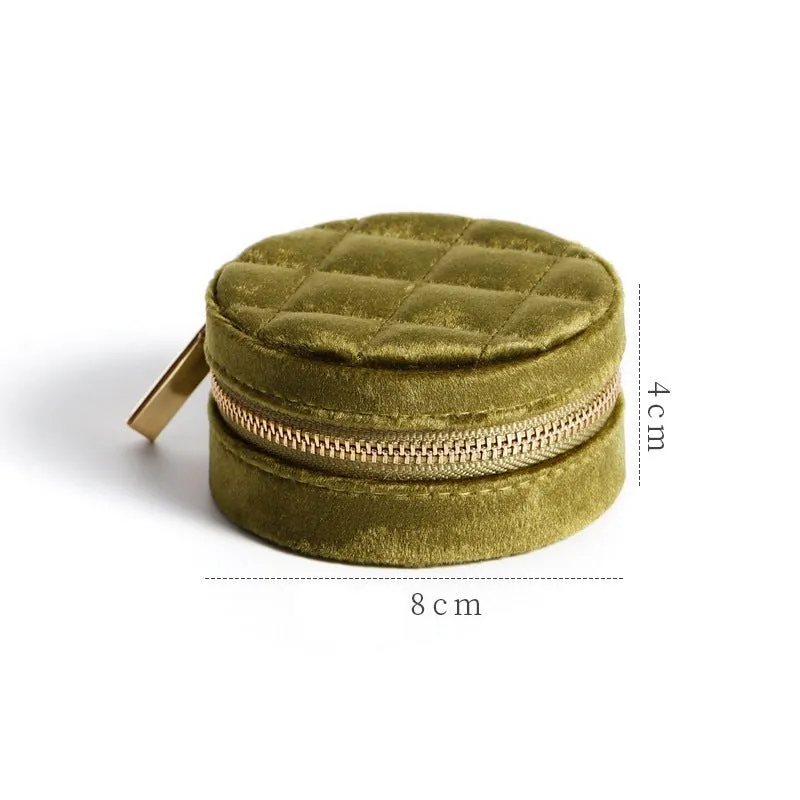 Mini Leather Jewelry Holder Boxes for Ring Earring Necklace Packaging Storage Gift Boxes for Women Girls