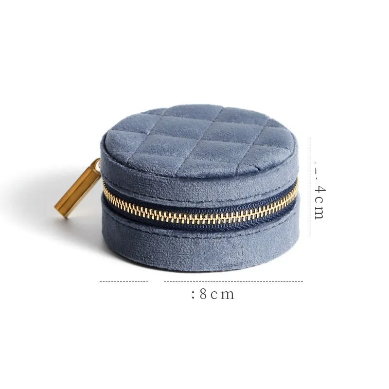 Mini Leather Jewelry Holder Boxes for Ring Earring Necklace Packaging Storage Gift Boxes for Women Girls