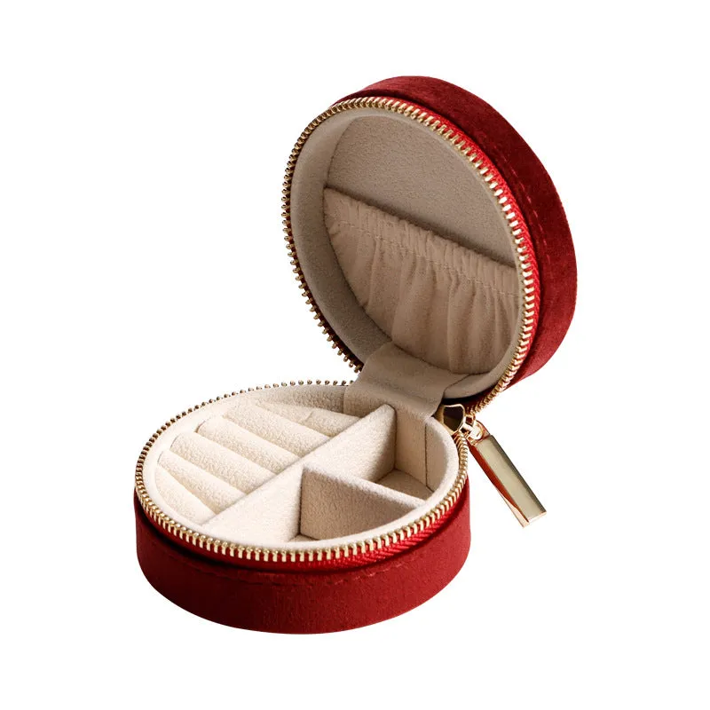 Mini Leather Jewelry Holder Boxes for Ring Earring Necklace Packaging Storage Gift Boxes for Women Girls
