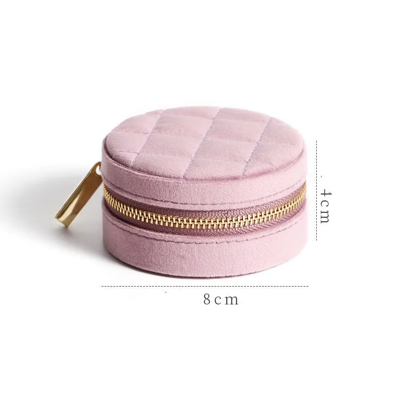 Mini Leather Jewelry Holder Boxes for Ring Earring Necklace Packaging Storage Gift Boxes for Women Girls