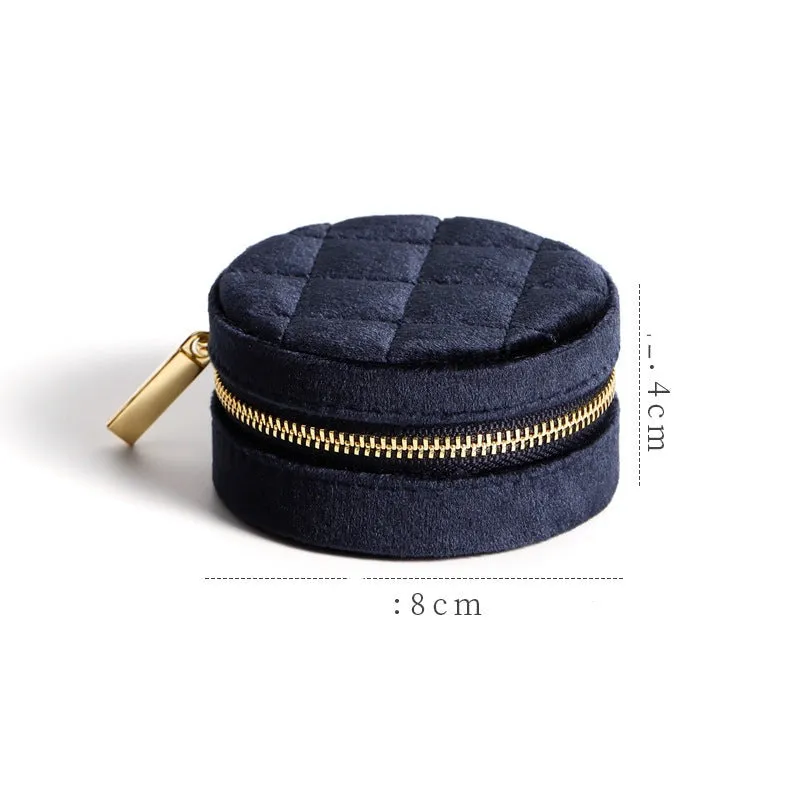 Mini Leather Jewelry Holder Boxes for Ring Earring Necklace Packaging Storage Gift Boxes for Women Girls