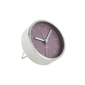 Minimal Alarm Clock - Dark Purple