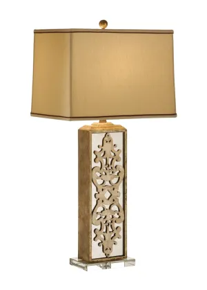 Mirrored Column Lamp