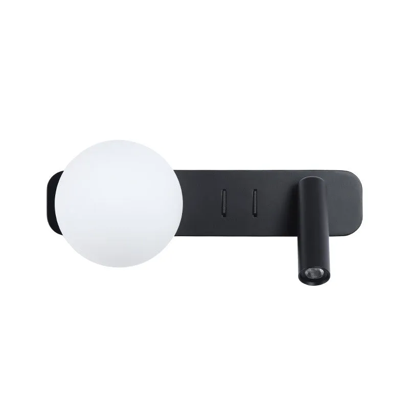Modern Adjustable Glass Wall Lamp for Bedrooms and Hotels