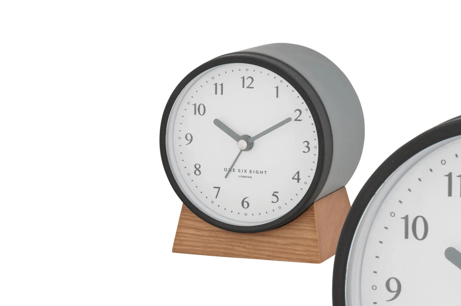 Nina | Silent Alarm Clock | Charcoal Grey