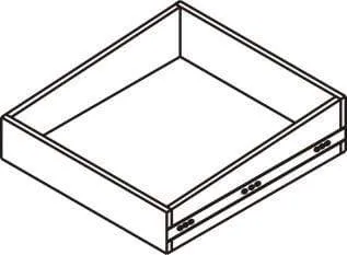 Overlay Shaker Cabinet Roll Out Shelf 18" - 36"