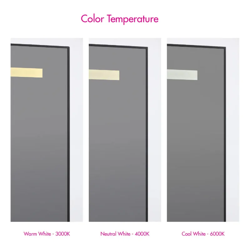 Oxygen 3-0901 Castore 20 x 32 LED Mirror, CCT Selectable
