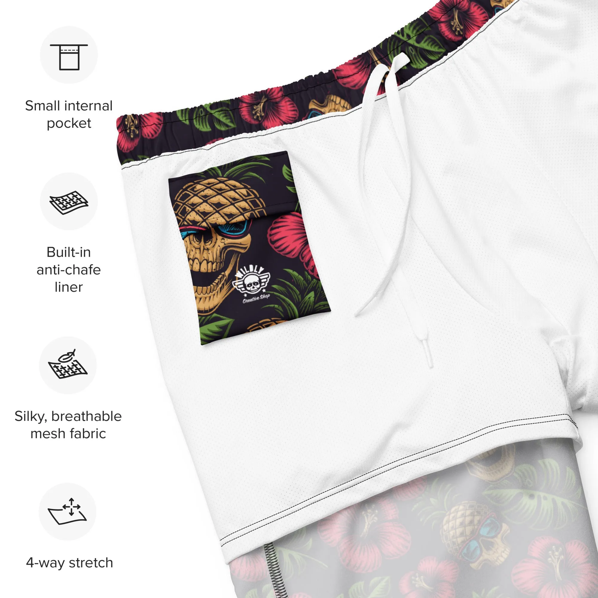 Pineapple Head men's swim trunks