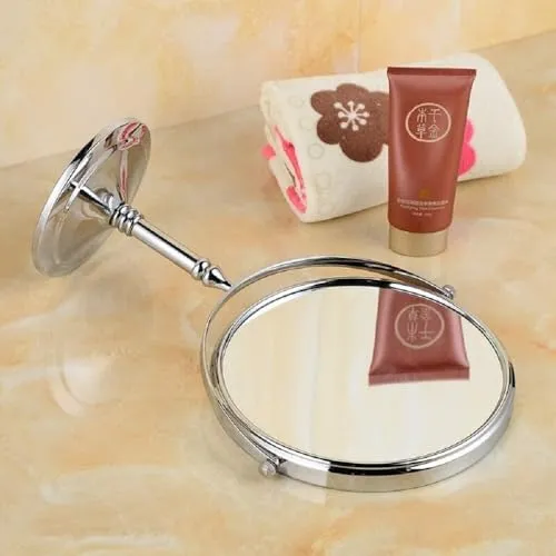 POPLEY Flexible Mirror Sheets Self-Adhesive Plastic Mirror Glass for Home Decoration (Oval Shape)