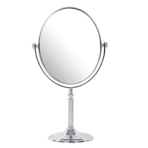 POPLEY Flexible Mirror Sheets Self-Adhesive Plastic Mirror Glass for Home Decoration (Oval Shape)