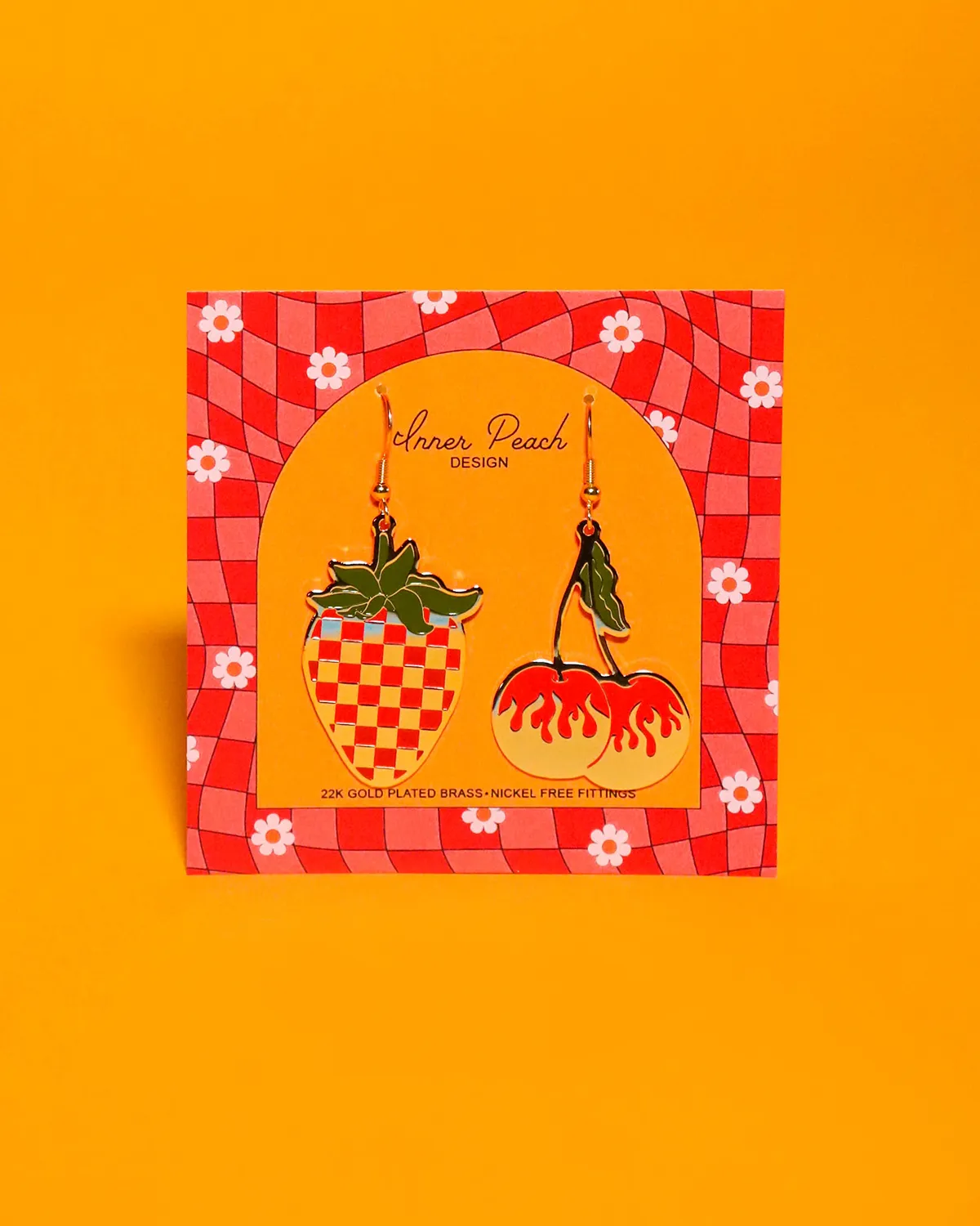 Red Hot Mismatch Earrings