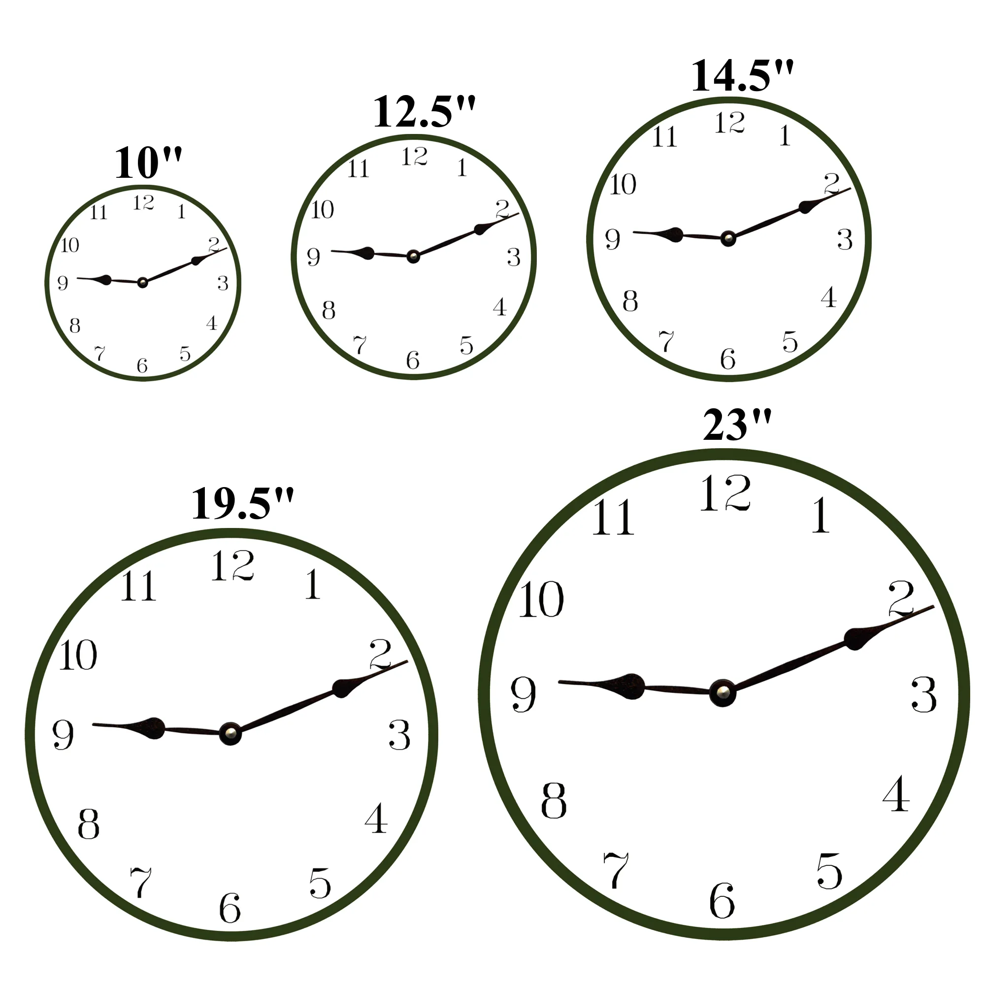 Red Toile Wall Clock