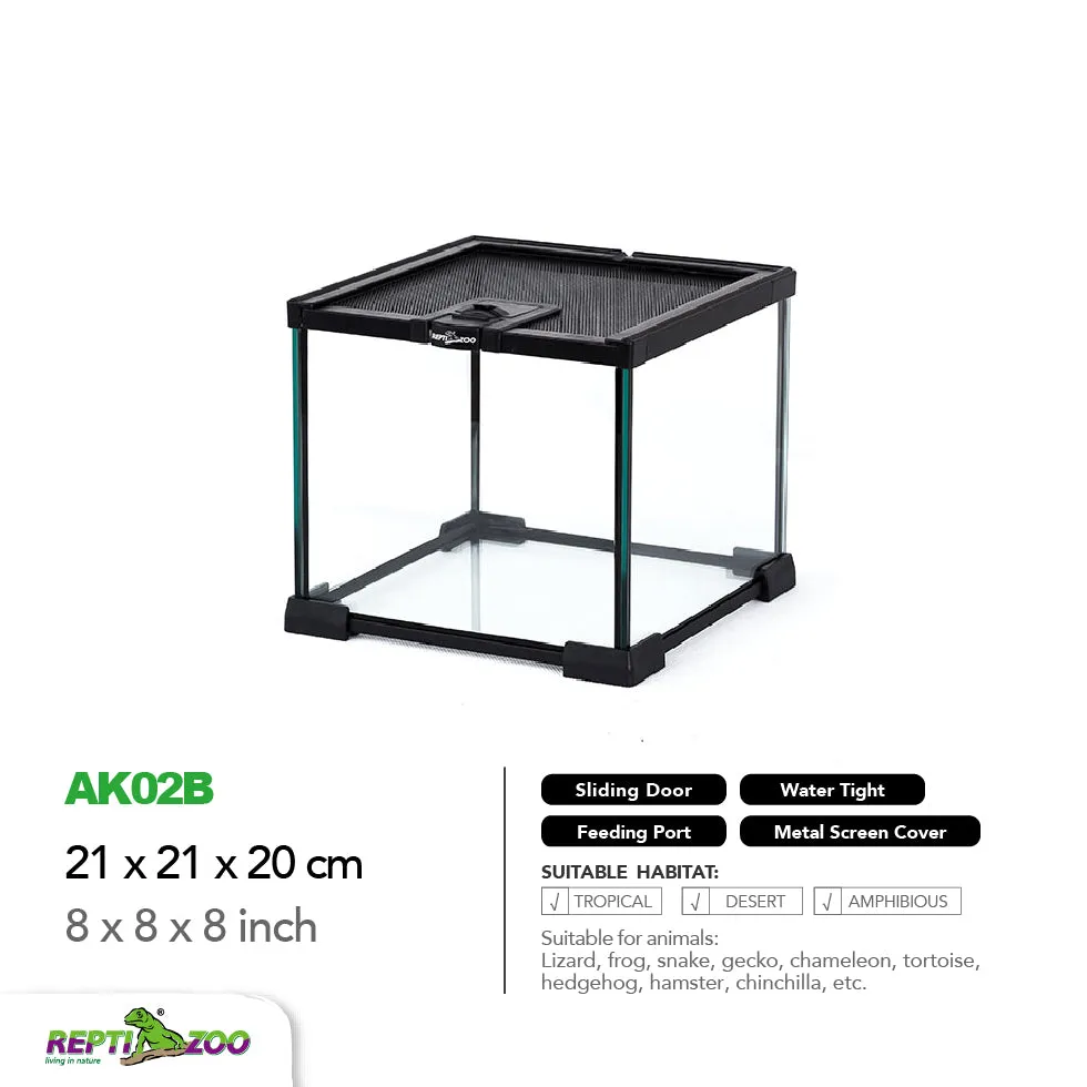 REPTIZOO Mini Glass Reptile Habitat AK Series