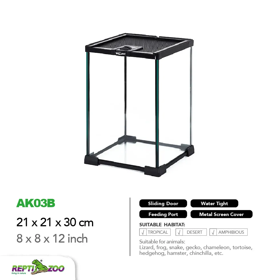 REPTIZOO Mini Glass Reptile Habitat AK Series